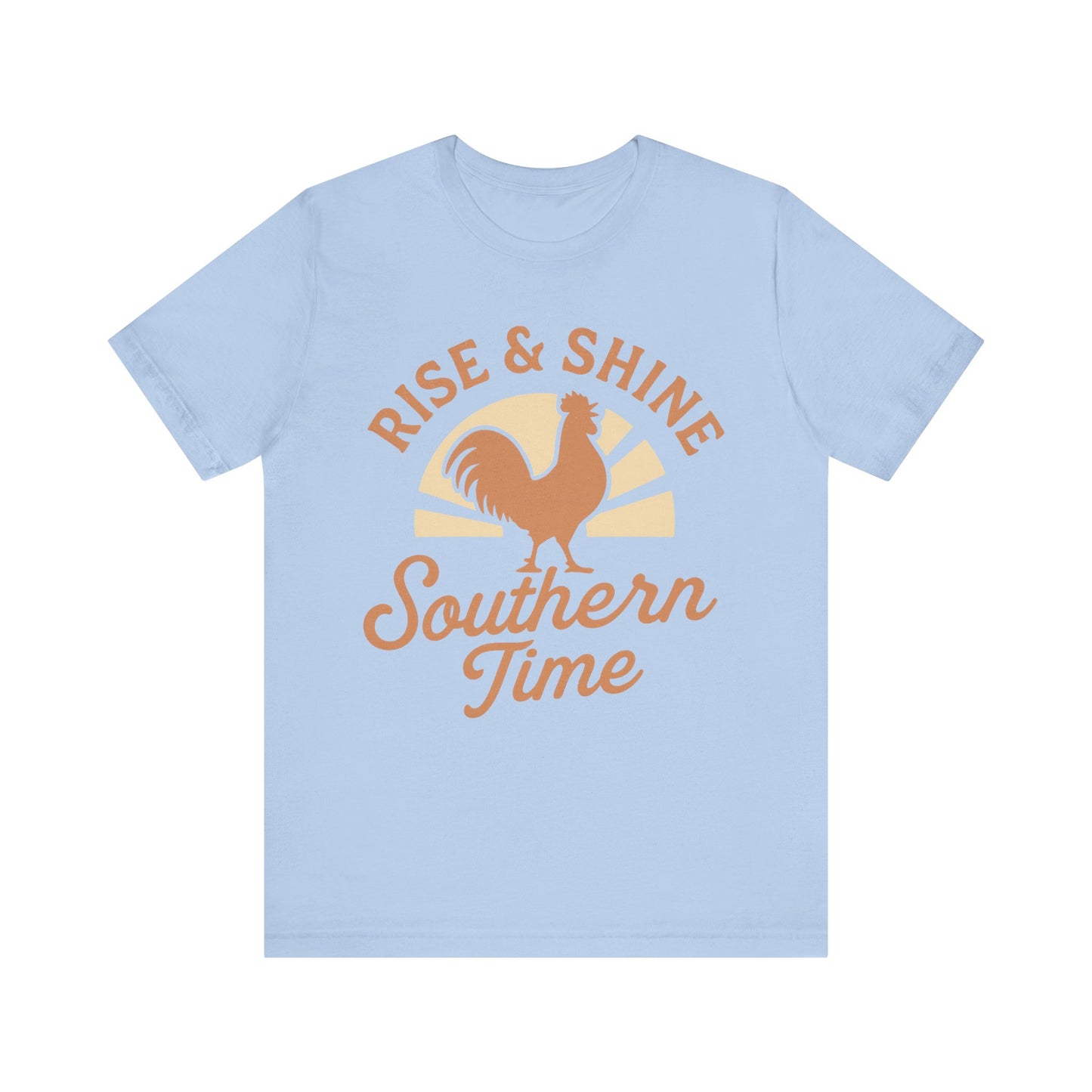 Rise & Shine Southern Time T-Shirt | Retro Rooster Farm Tee