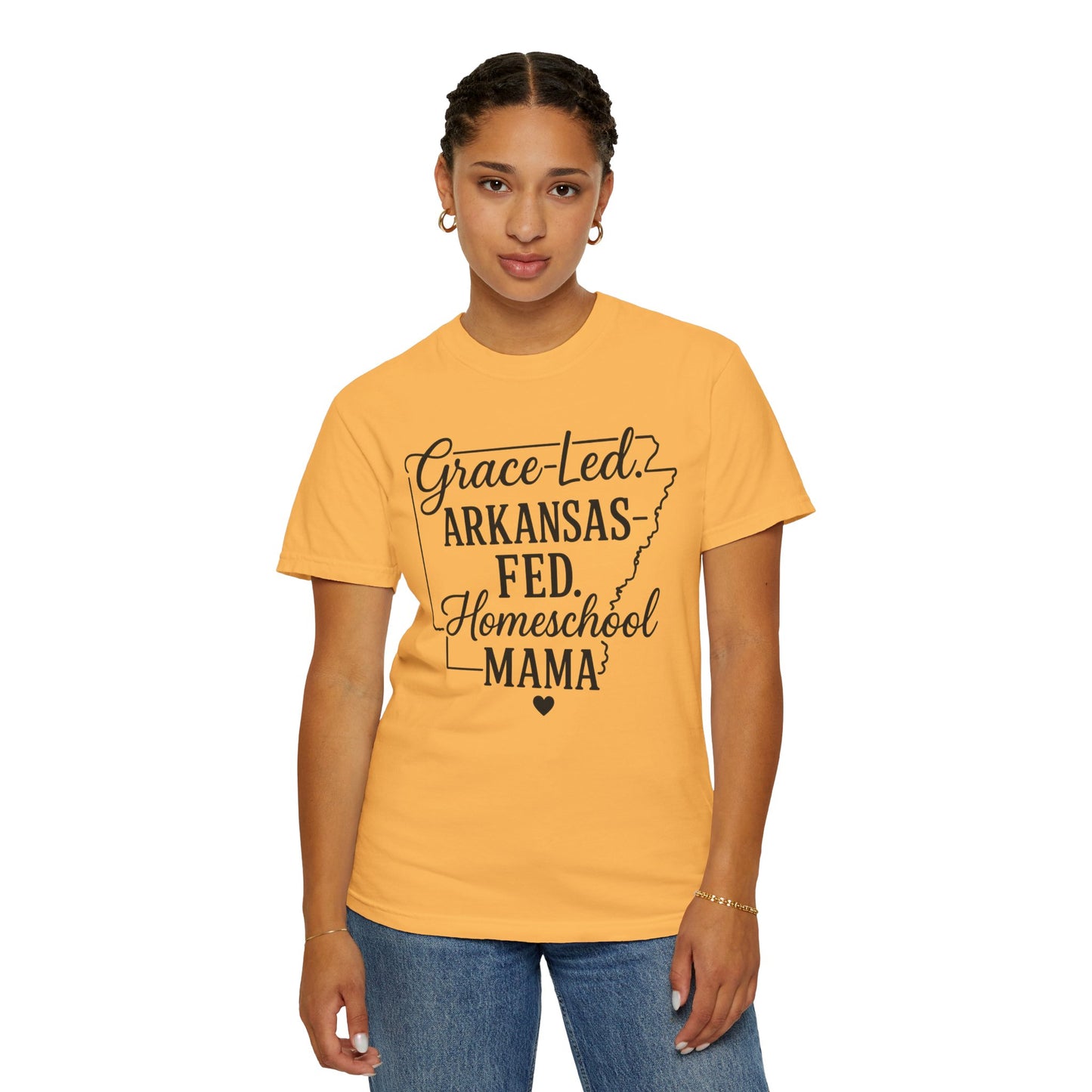 ARKANSAS Grace-Led. Arkansas Fed. Homeschool Mama T-Shirt
