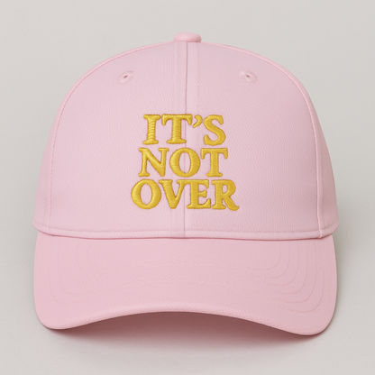 It’s Not Over Christian Hat | Faith Embroidered Baseball Cap | Hope & Encouragement Apparel